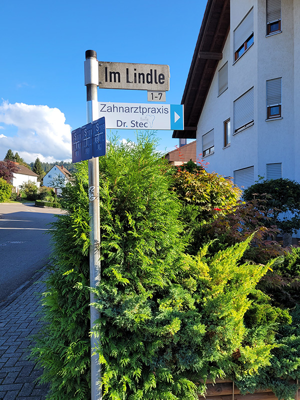 Straßenschild